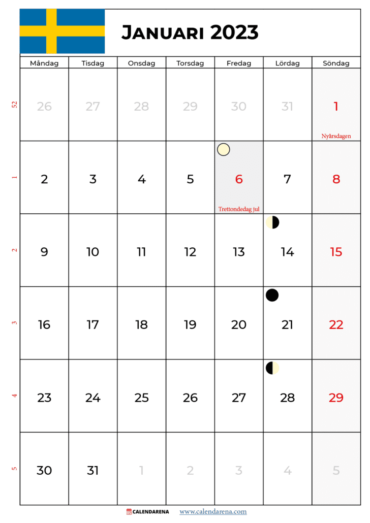 kalender 2023 januari