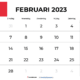 Kalender Februari 2023 belgië PDF