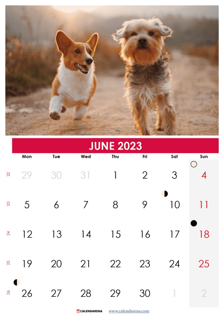 june 2023 calendar with holidays printable australia
