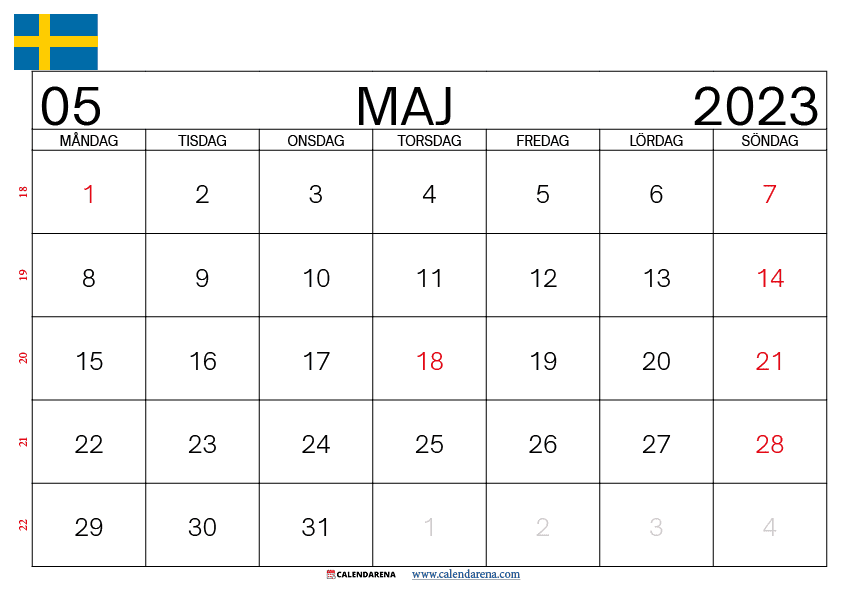kalender 2023 maj