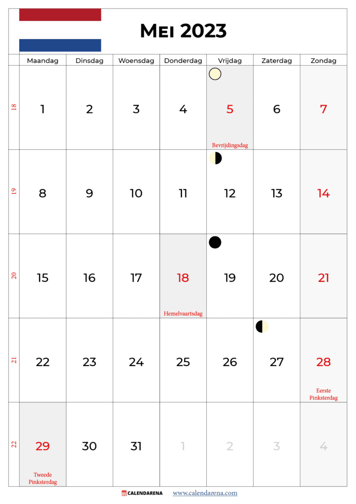 kalender mei 2023 pdf nederland