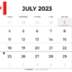 Planning Your july 2023 calendar canada