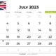 Planning Your july 2023 calendar uk