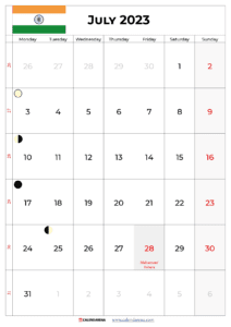 Planning Your July 2023 Calendar India