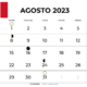 Descargar Calendario agosto 2023 México