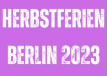 Herbstferien Berlin 2023
