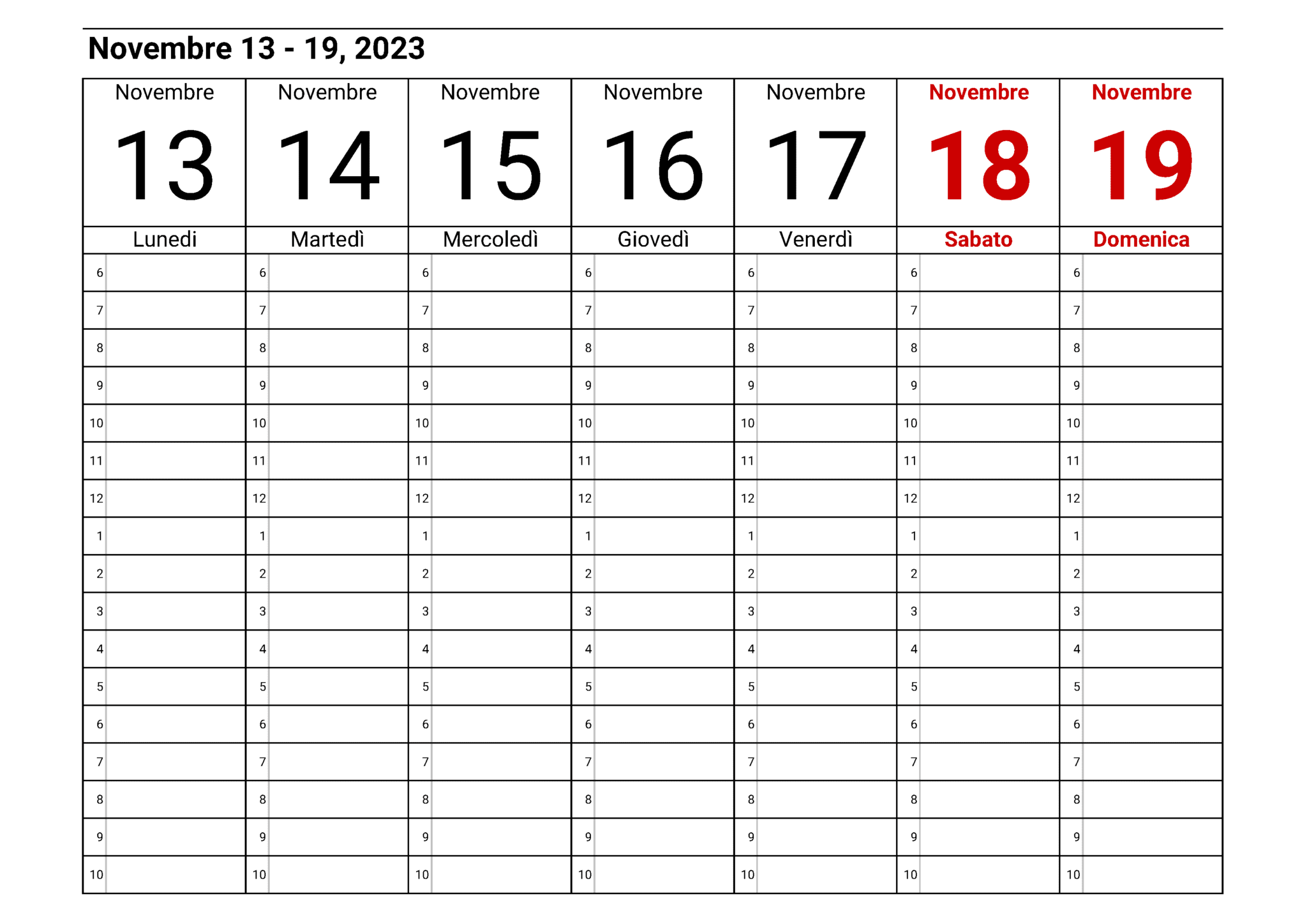 Settimana 46 2023