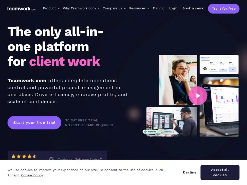 The All In One Project Management Platform - Teamwork.com