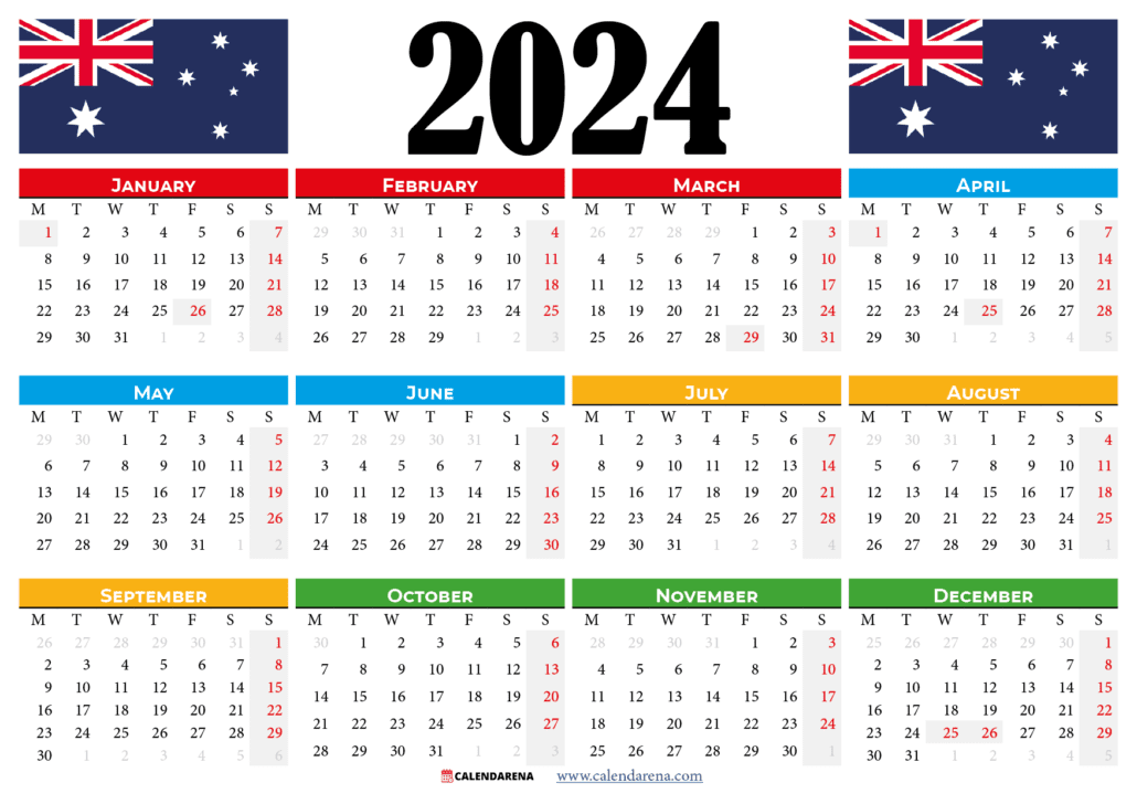 2023 calendar australia
