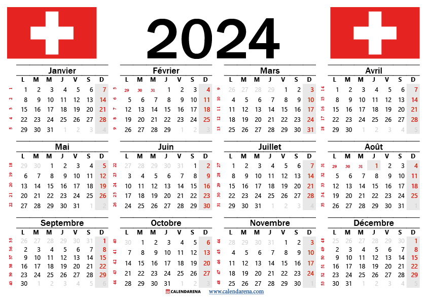 calendrier lunaire 2024 suisse