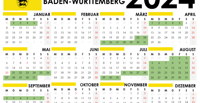 kalender 2024 baden württemberg