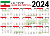 kalender 2024 nordrhein-westfalen