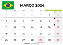 calendário março 2024 brasil