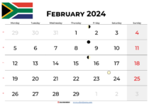 february 2024 calendar south africa
