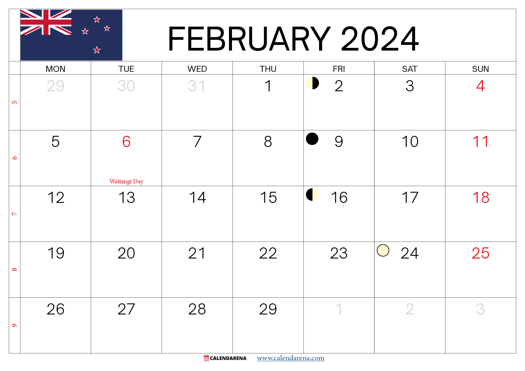 february holidays 2024 NZ