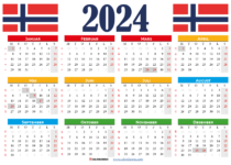 norsk kalender 2024