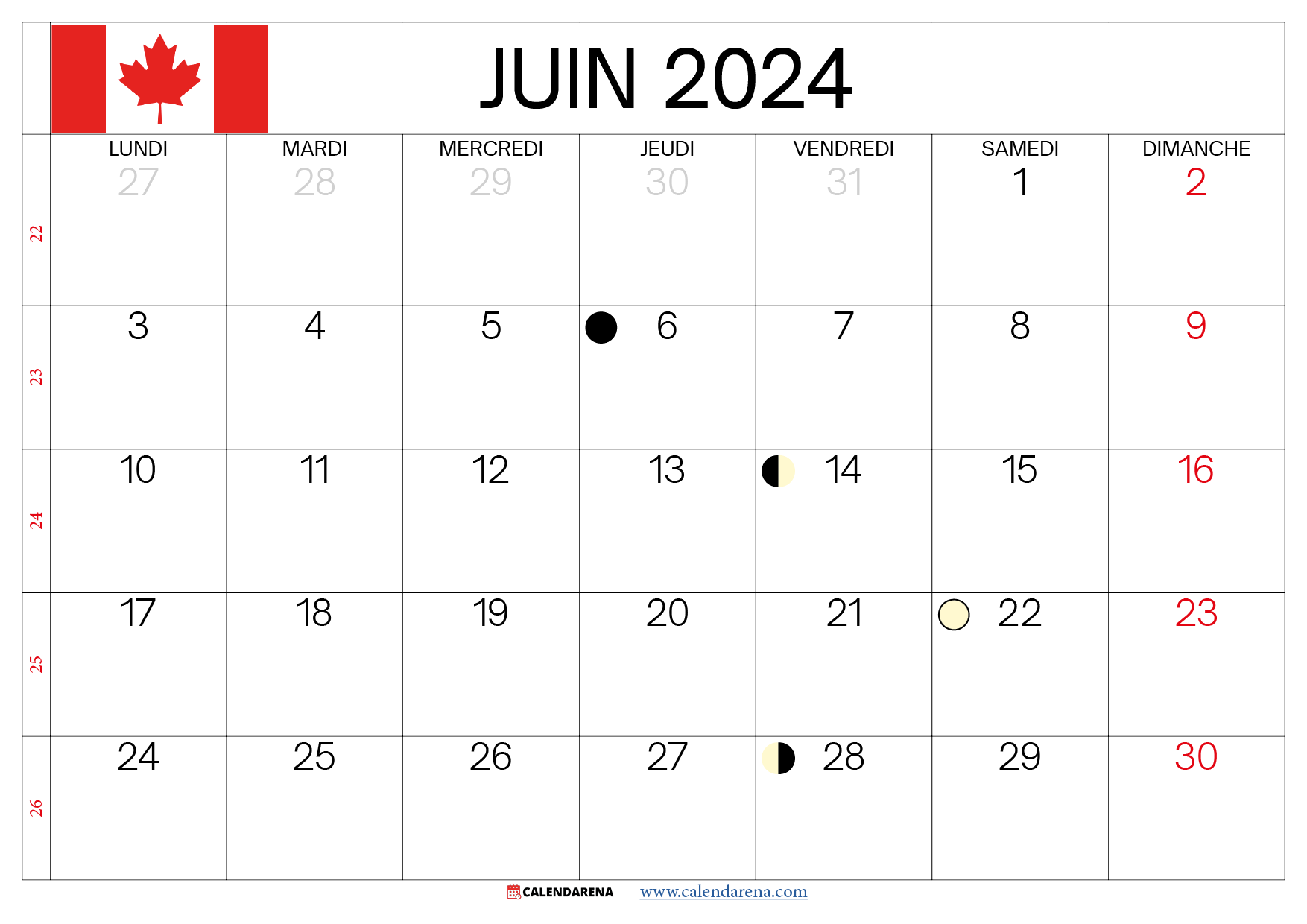 Juin 24 Quebec
