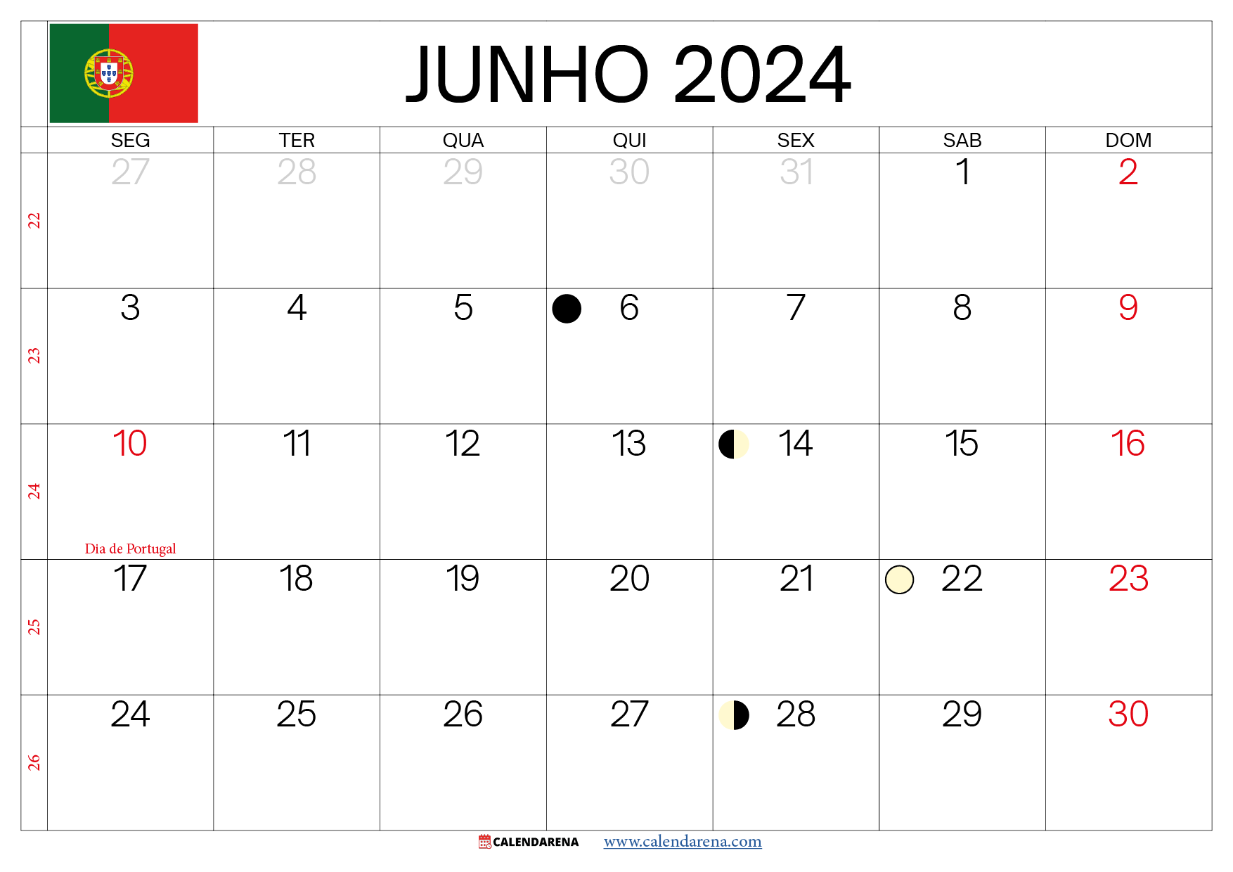 Junho 2024 Portugal