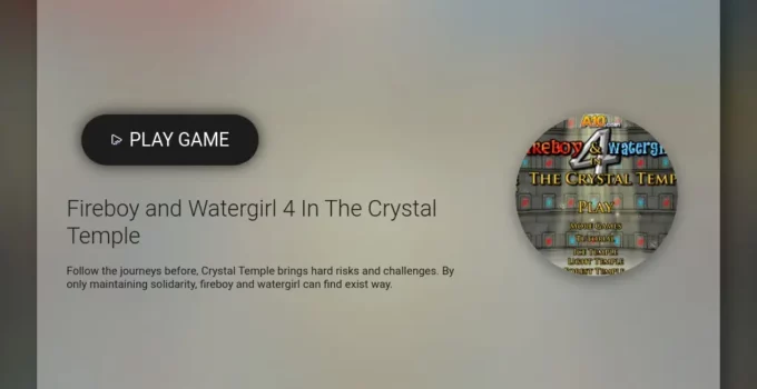 Play Fireboy and Watergirl 4 In The Crystal Temple game!