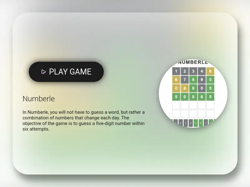 Numberle Wordle Crack The Code In 6 Tries