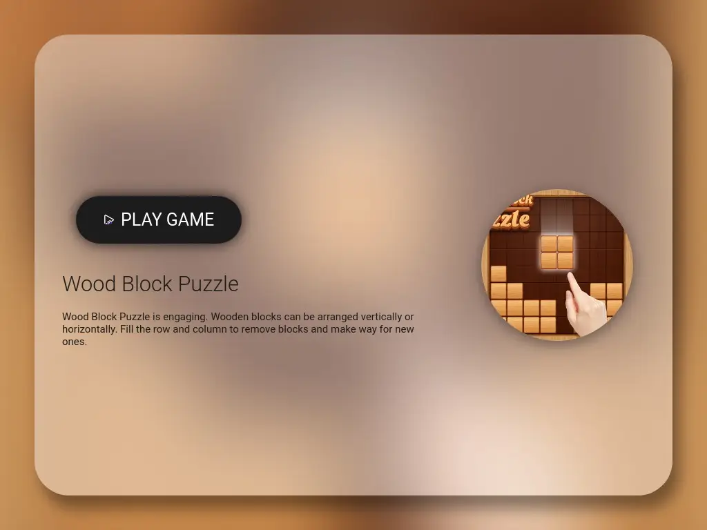 Play Wood Block Puzzle game!