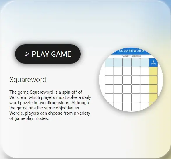 Squareword A Daily Word Puzzle Extravaganza