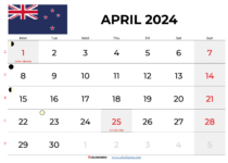 april calendar 2024 nz