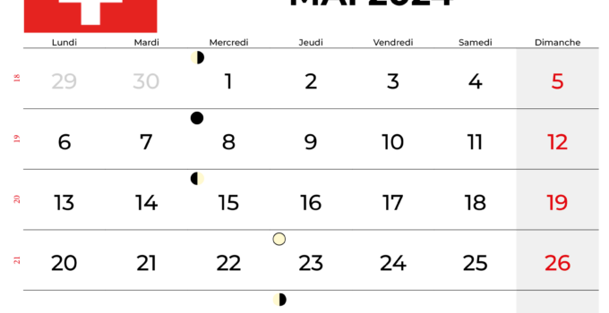 calendrier mai 2024 à imprimer suisse