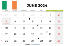 june 2024 calendar ireland