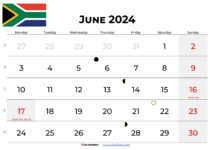 june 2024 calendar south africa
