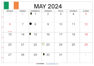 May 2024 Calendar Ireland