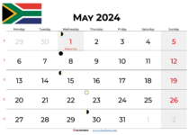 may holidays 2024 South Africa
