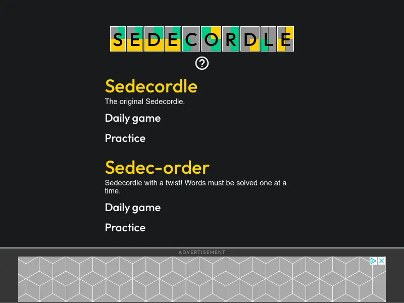 Sedecordle: Master 16 Wordles At Once