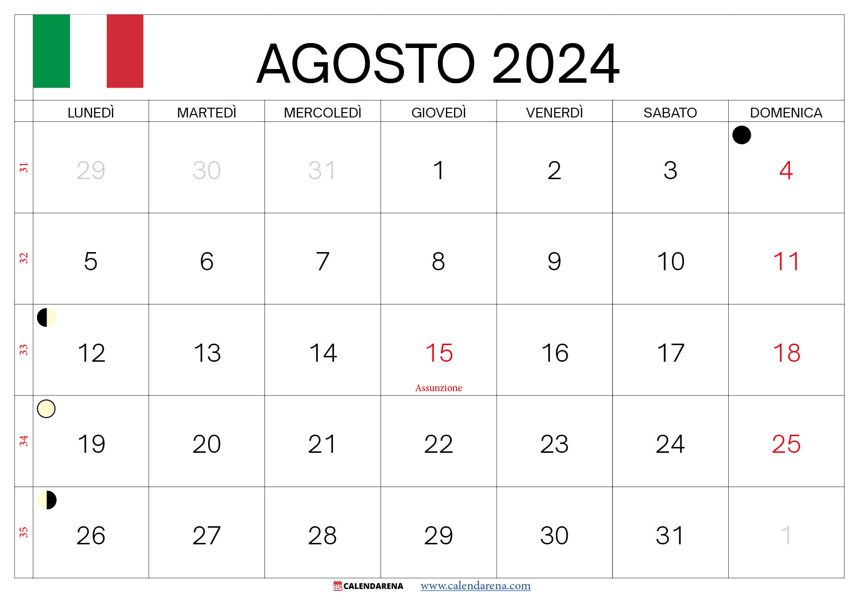 Calendario Mensile Agosto 2024 Stampabile Calendari E Agende Calendario Mensile Agosto 2024 Stampabile Calendari E Agende