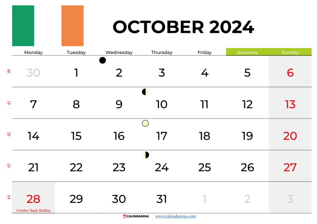 October Bank Holiday 2024 Ireland