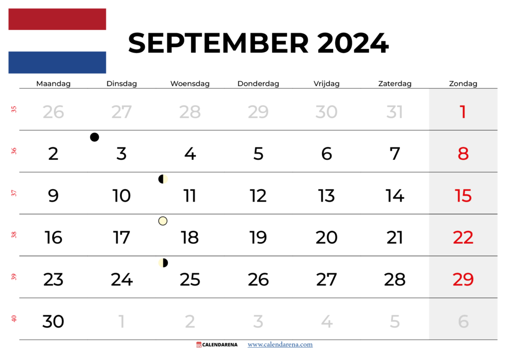 September 2024 Nederland