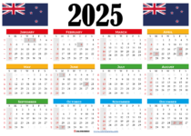 2025 Calendar Nz