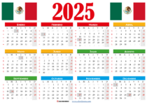 Calendario 2025 México
