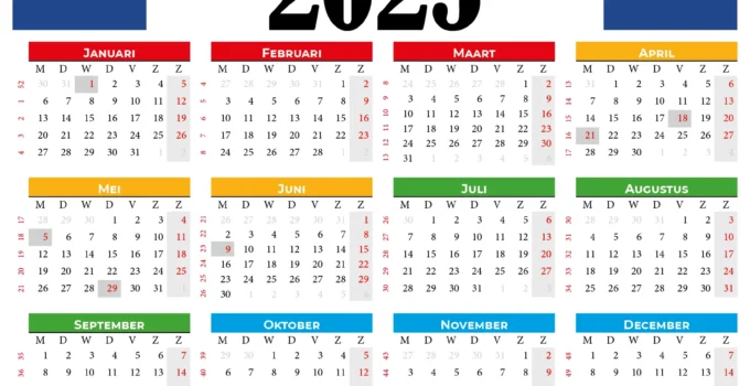 Kalender 2025 Nederland