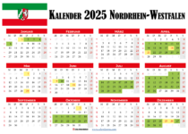 Kalender 2025 Nrw
