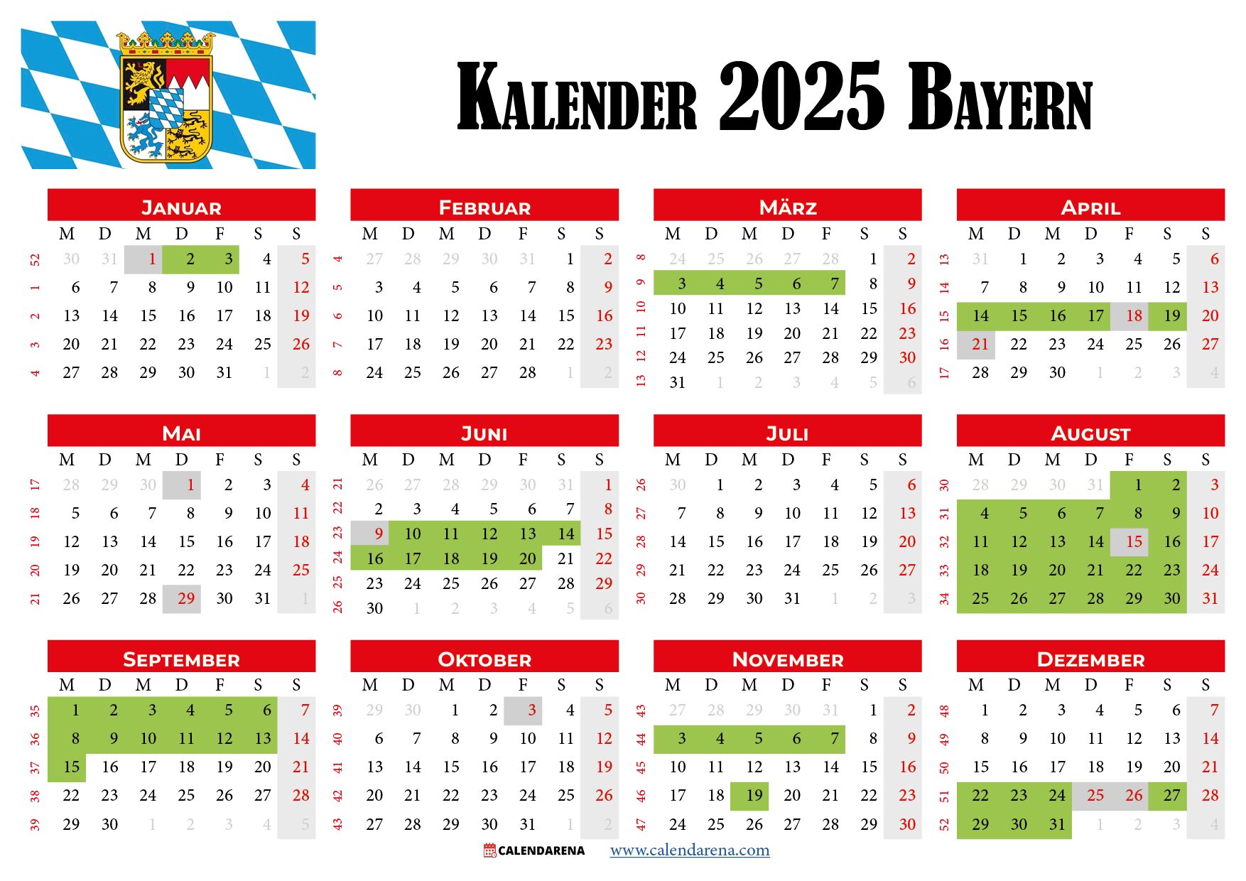 kalender 2024 bayern