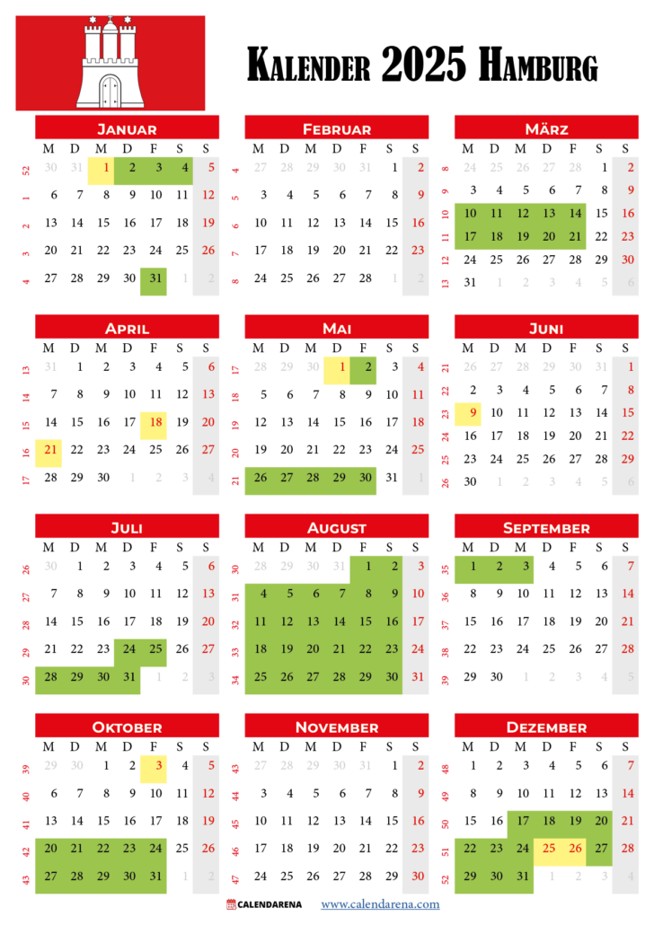 Kalender 2025 Und Ferien In Hamburg Ein Umfassender Leitfaden