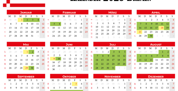 kalender 2025 bremen