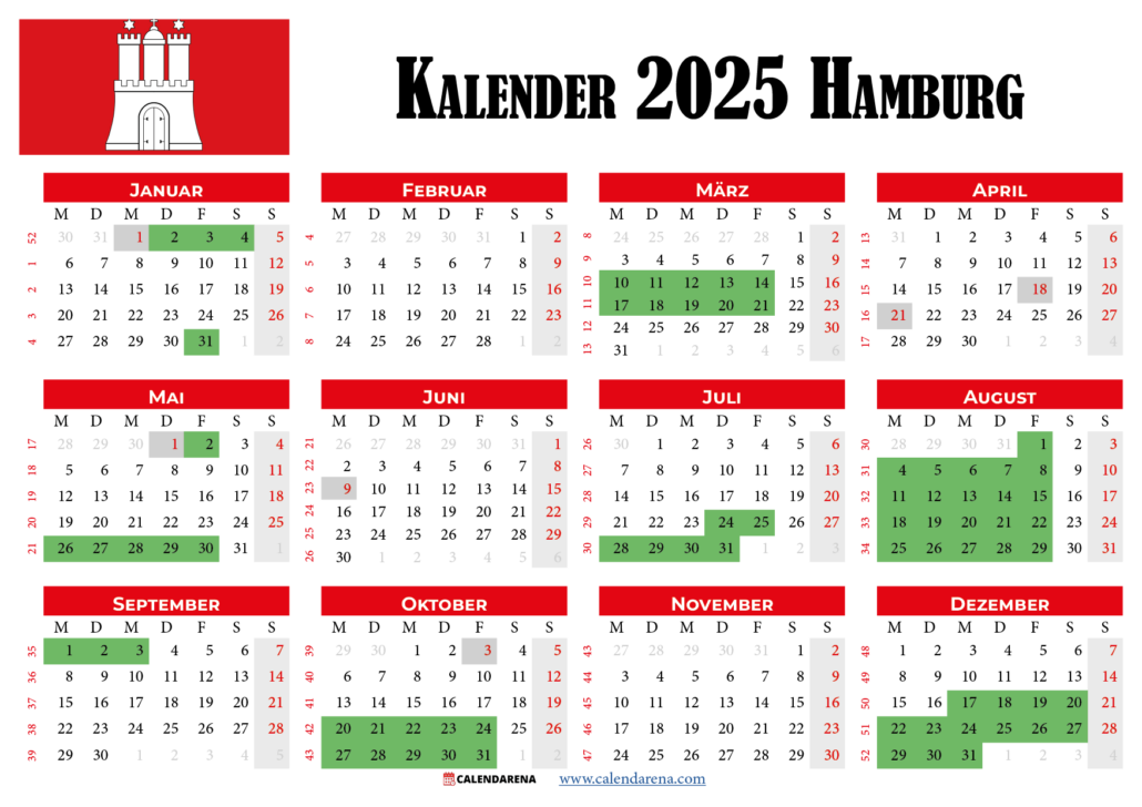 Kalender 2025 Und Ferien In Hamburg Ein Umfassender Leitfaden