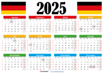 kalender 2025 mit feiertagen Deutschland