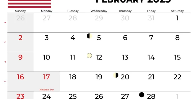 February 2025 Calendar With Holidays