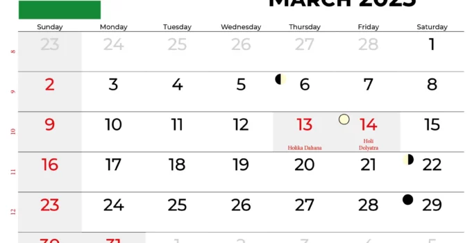 March And April 2025 Calendar India Calendarena