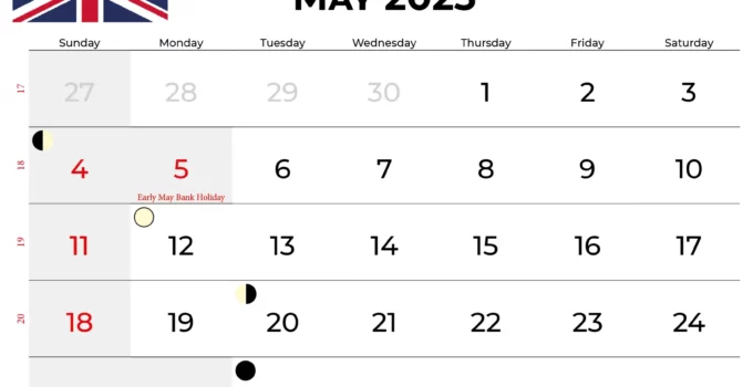 May 2025 Calendar Uk