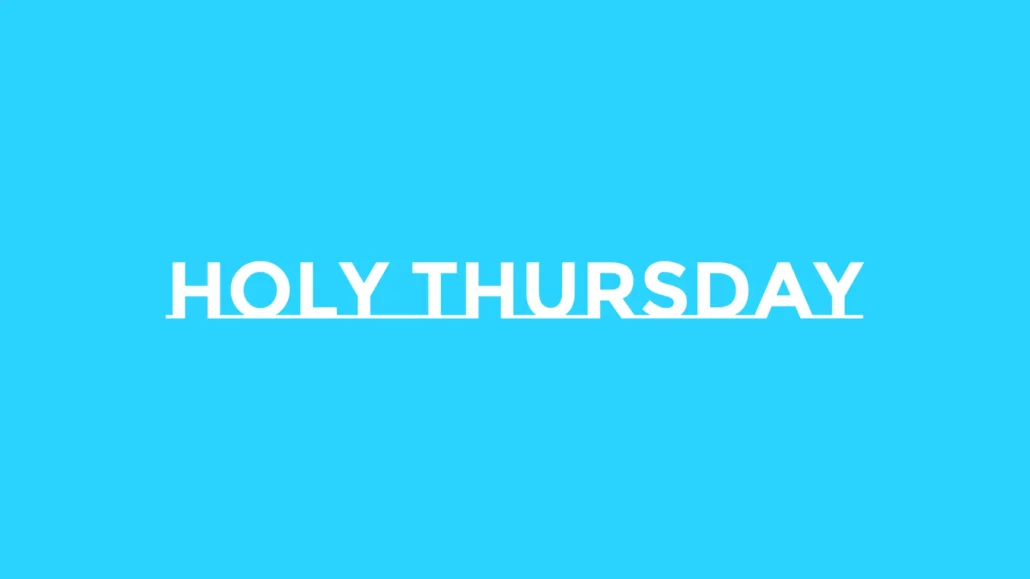 Holy Thursday