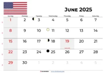 June 2025 Calendar